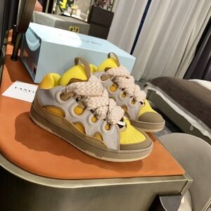 Lanvin beige sneakers for men